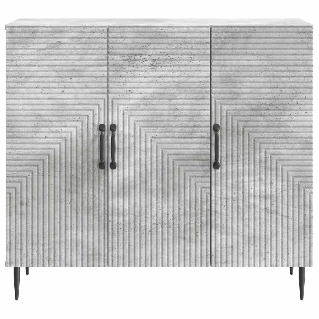 vidaXL Bufet Betonowy szary 89 x 34,5 x 80 cm Drewno inżynieryjne