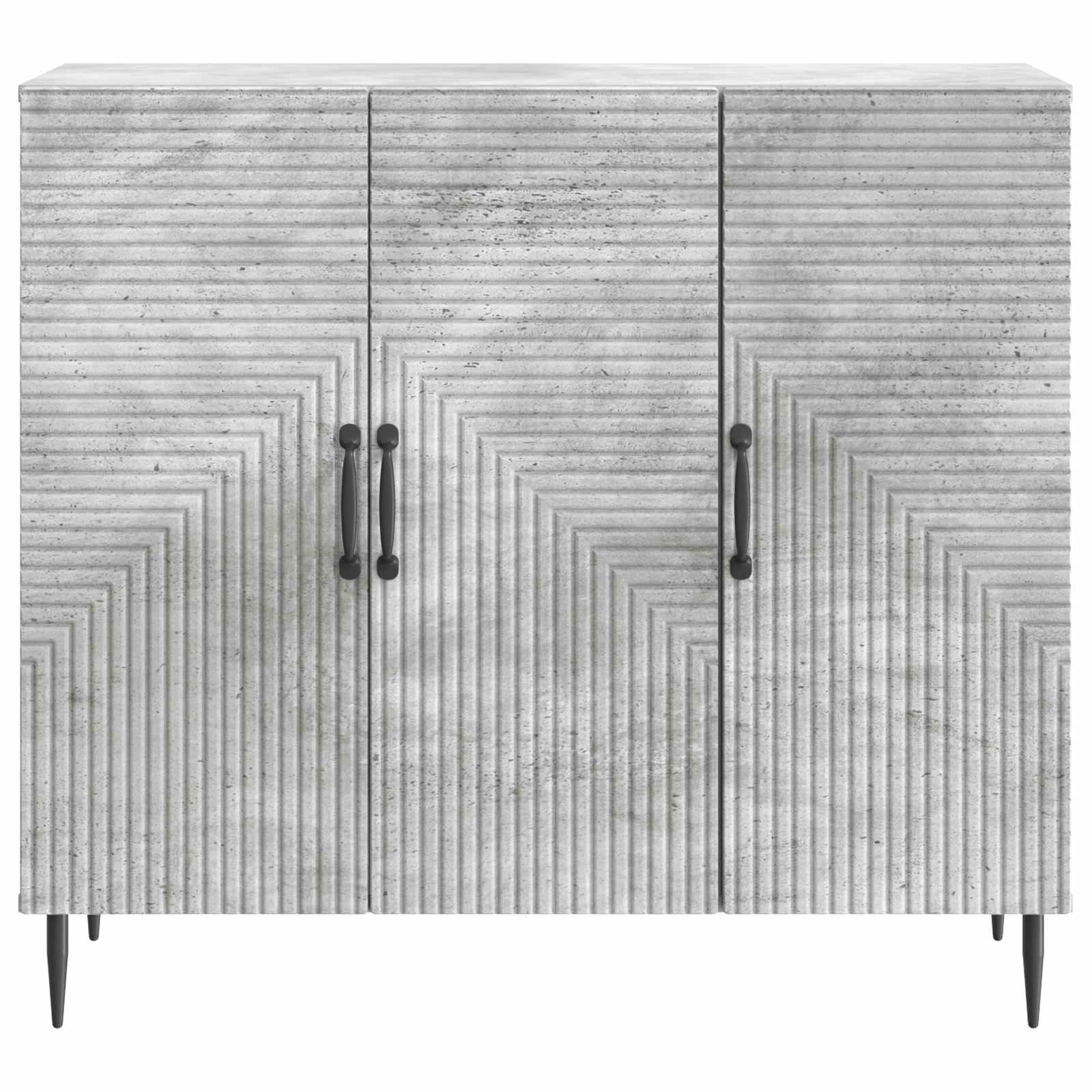 vidaXL Bufet Betonowy szary 89 x 34,5 x 80 cm Drewno inżynieryjne