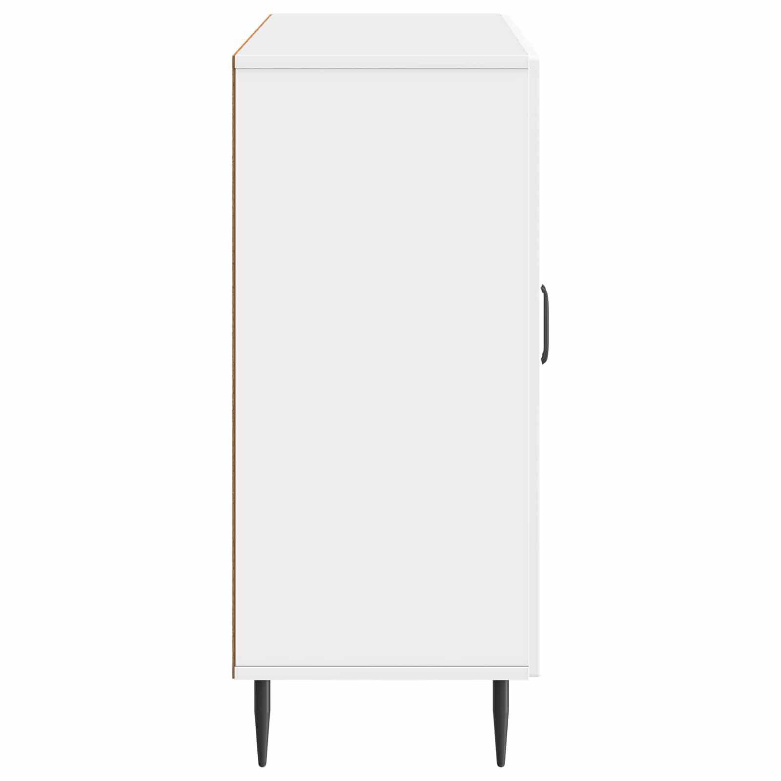 vidaXL Bufet Biały wysoki połysk 89 x 34,5 x 80 cm Drewno inżynieryjne