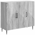 vidaXL Bufet Szary Sonoma 89 x 34,5 x 80 cm Drewno inżynieryjne