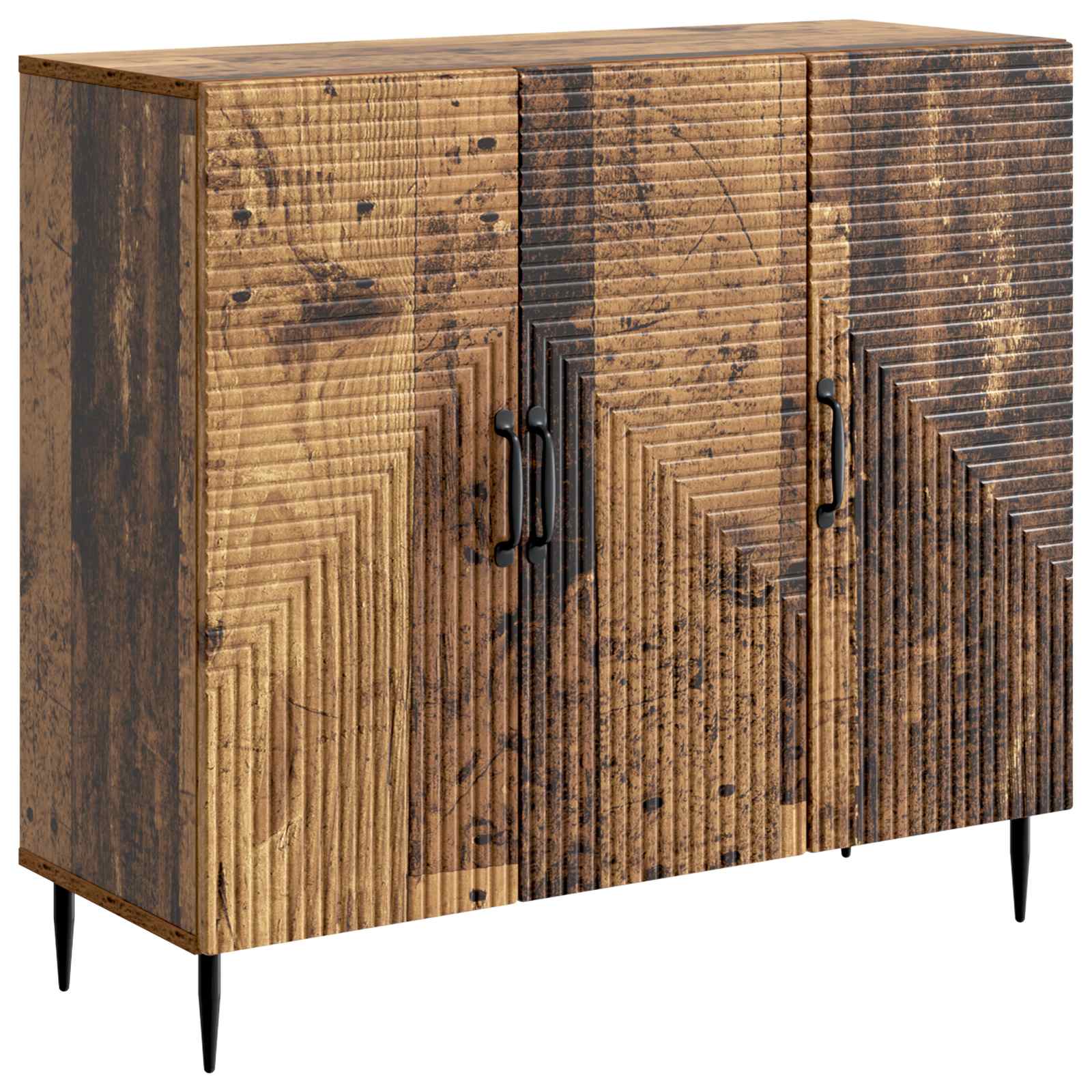 vidaXL Bufet Stare drewno 89 x 34,5 x 80 cm Drewno inżynieryjne