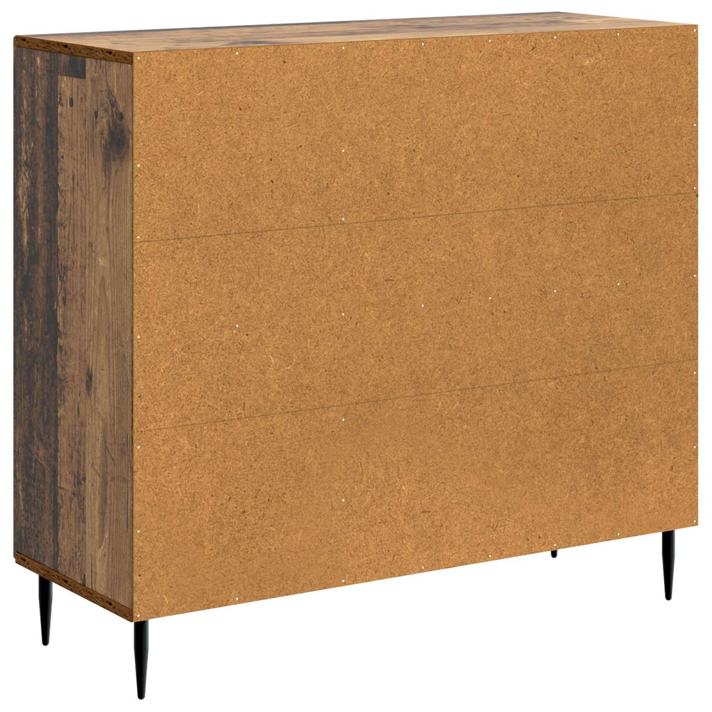 vidaXL Bufet Stare drewno 89 x 34,5 x 80 cm Drewno inżynieryjne
