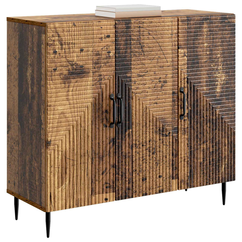 vidaXL Bufet Stare drewno 89 x 34,5 x 80 cm Drewno inżynieryjne
