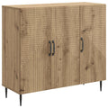 vidaXL Bufet Dąb artisan 89 x 34,5 x 80 cm Drewno inżynieryjne