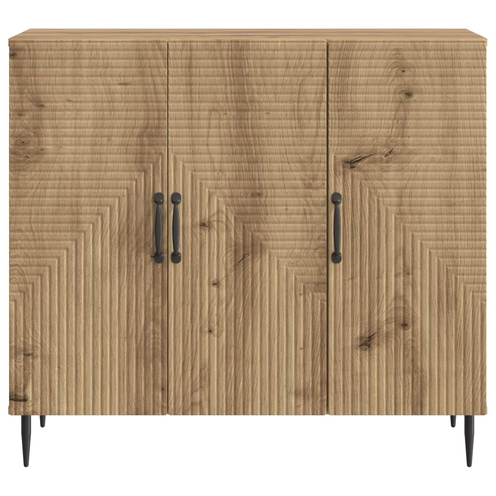 vidaXL Bufet Dąb artisan 89 x 34,5 x 80 cm Drewno inżynieryjne