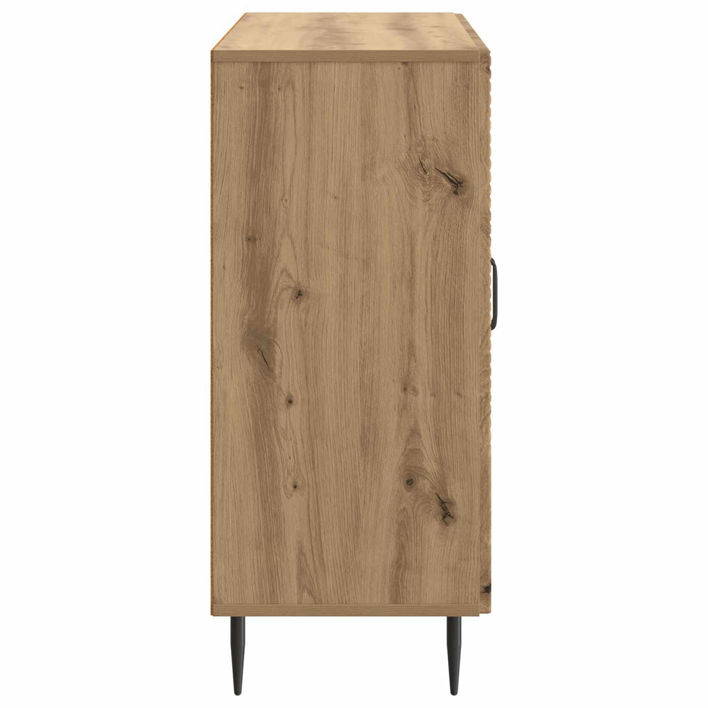 vidaXL Bufet Dąb artisan 89 x 34,5 x 80 cm Drewno inżynieryjne