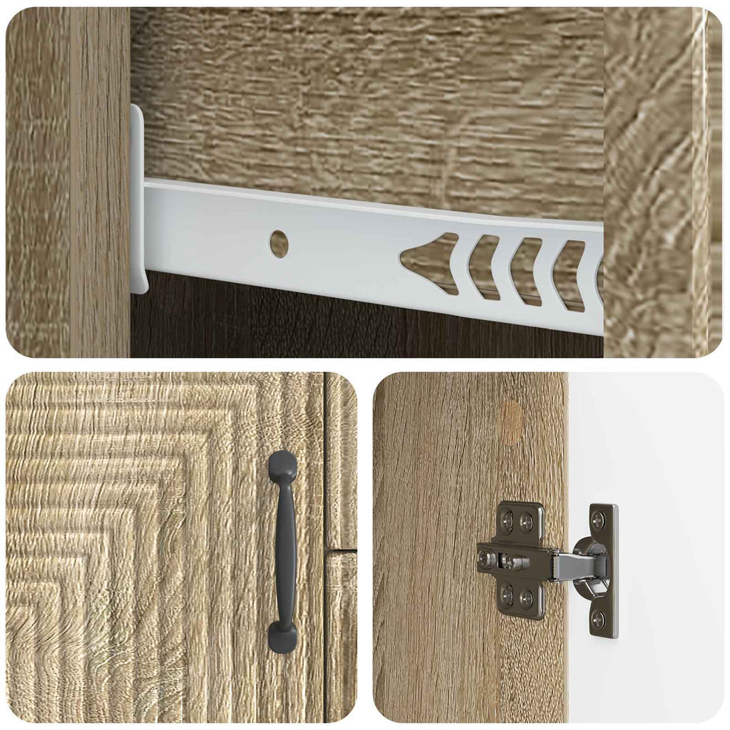 vidaXL Bufet dąb Sonoma 89 x 34,5 x 60 cm Drewno inżynieryjne