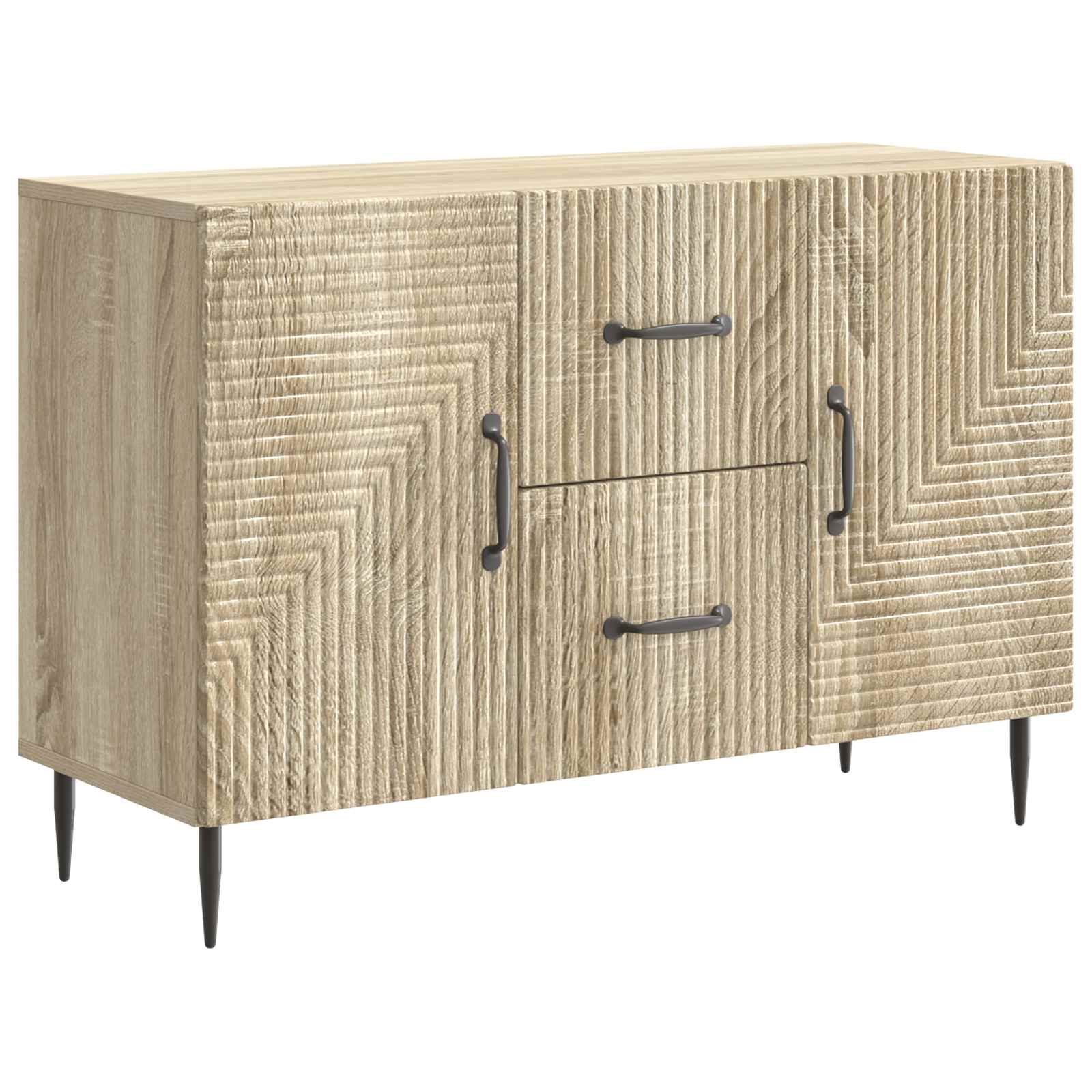 vidaXL Bufet dąb Sonoma 89 x 34,5 x 60 cm Drewno inżynieryjne