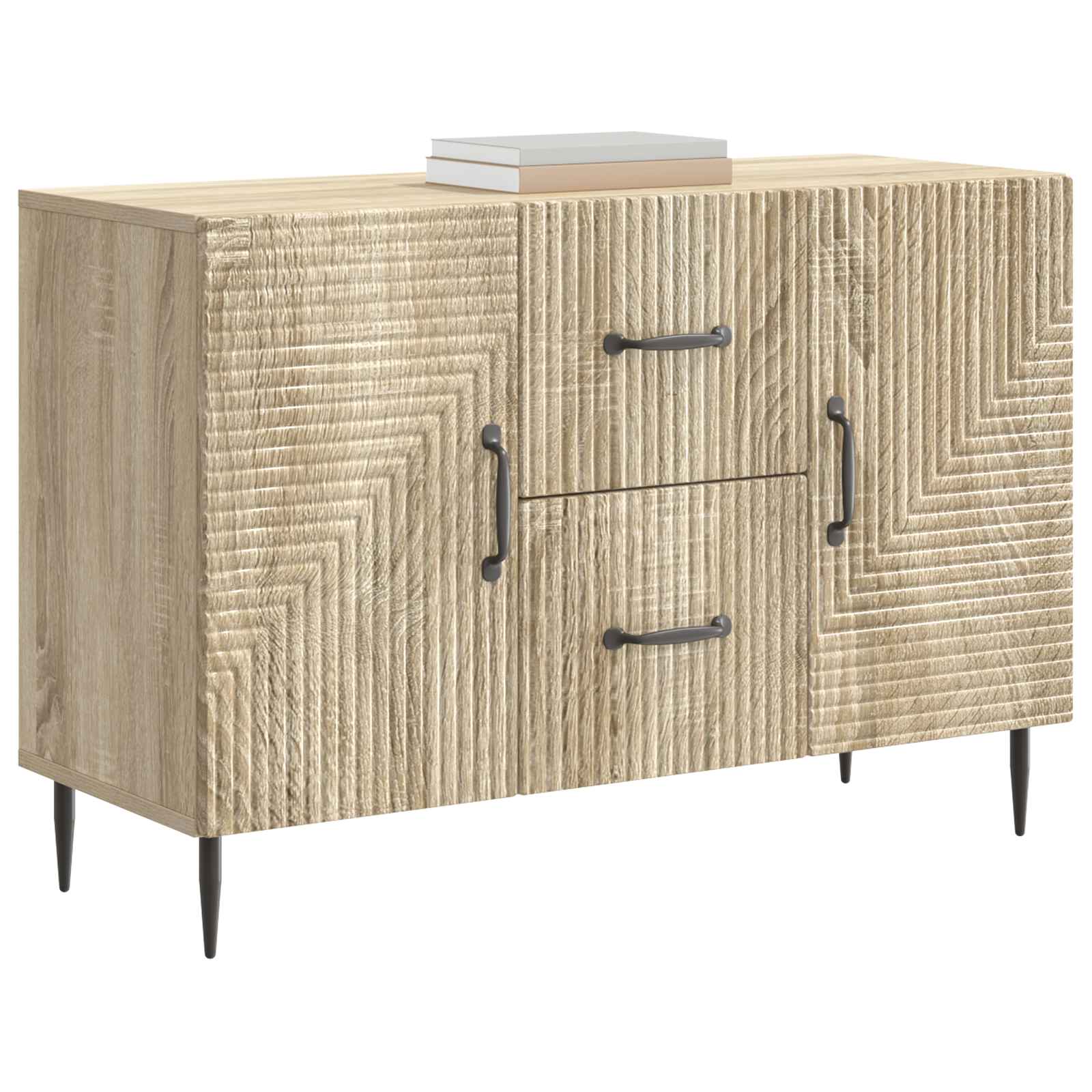 vidaXL Bufet dąb Sonoma 89 x 34,5 x 60 cm Drewno inżynieryjne