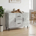 vidaXL Bufet Betonowy szary 89 x 34,5 x 60 cm Drewno inżynieryjne