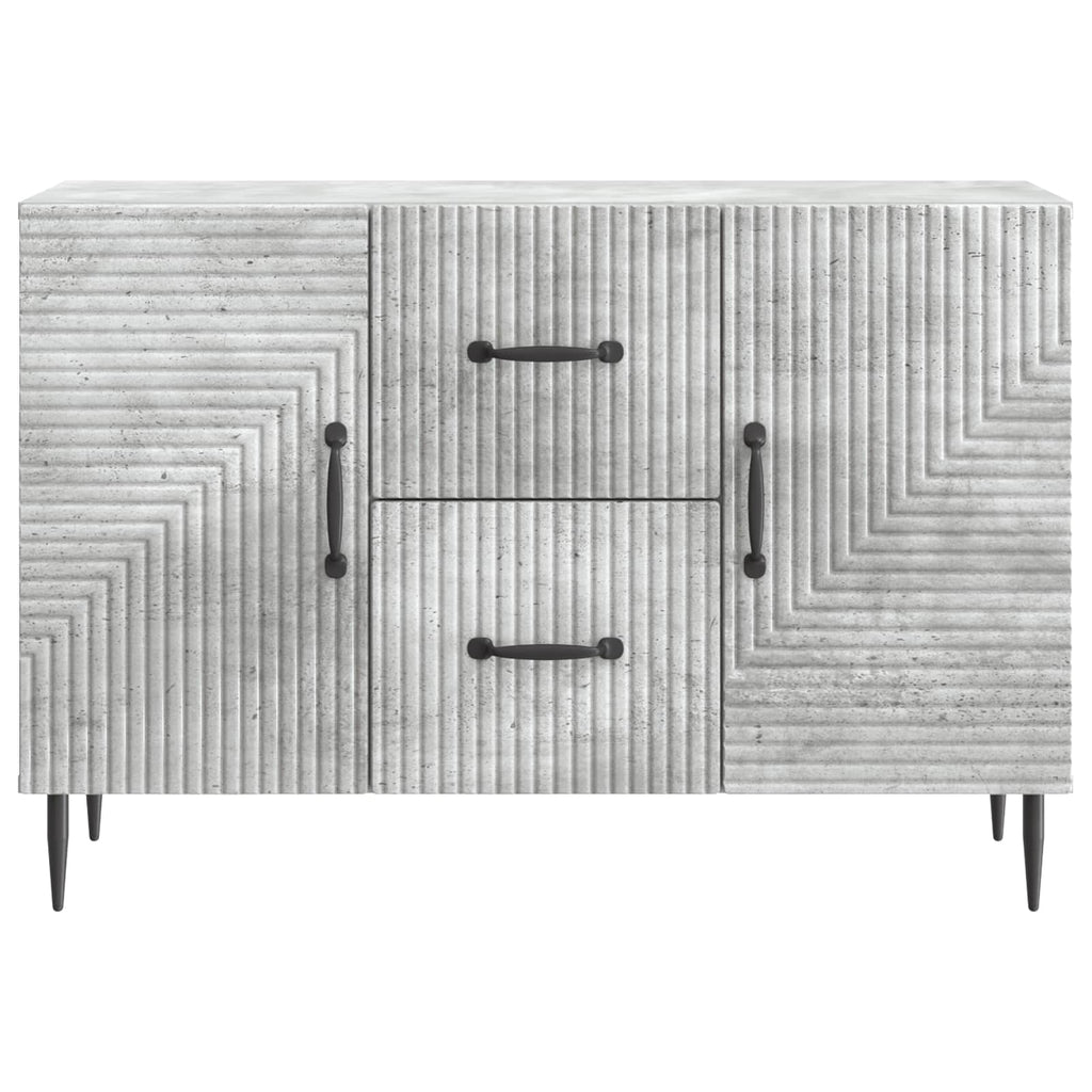 vidaXL Bufet Betonowy szary 89 x 34,5 x 60 cm Drewno inżynieryjne