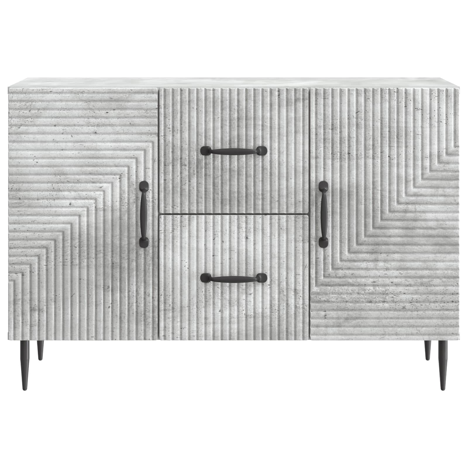 vidaXL Bufet Betonowy szary 89 x 34,5 x 60 cm Drewno inżynieryjne