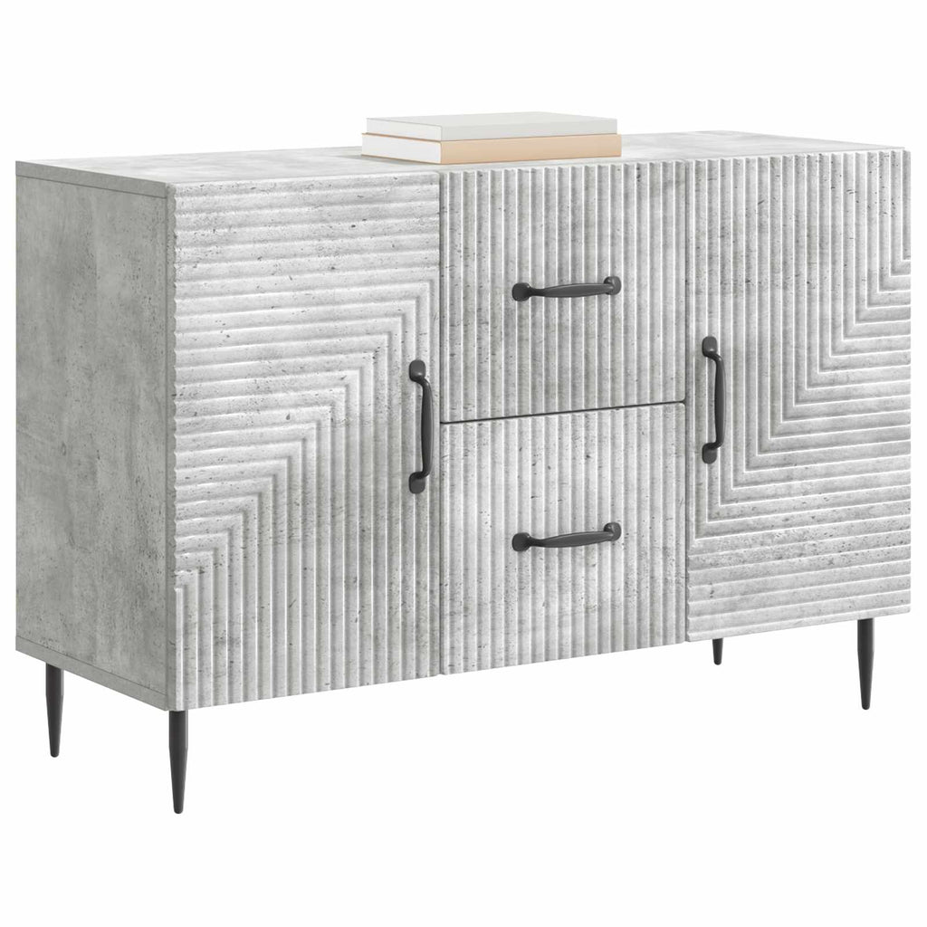 vidaXL Bufet Betonowy szary 89 x 34,5 x 60 cm Drewno inżynieryjne