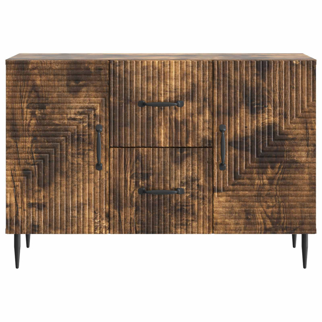 vidaXL Bufet Dąb wędzony 89 x 34,5 x 60 cm Drewno inżynieryjne