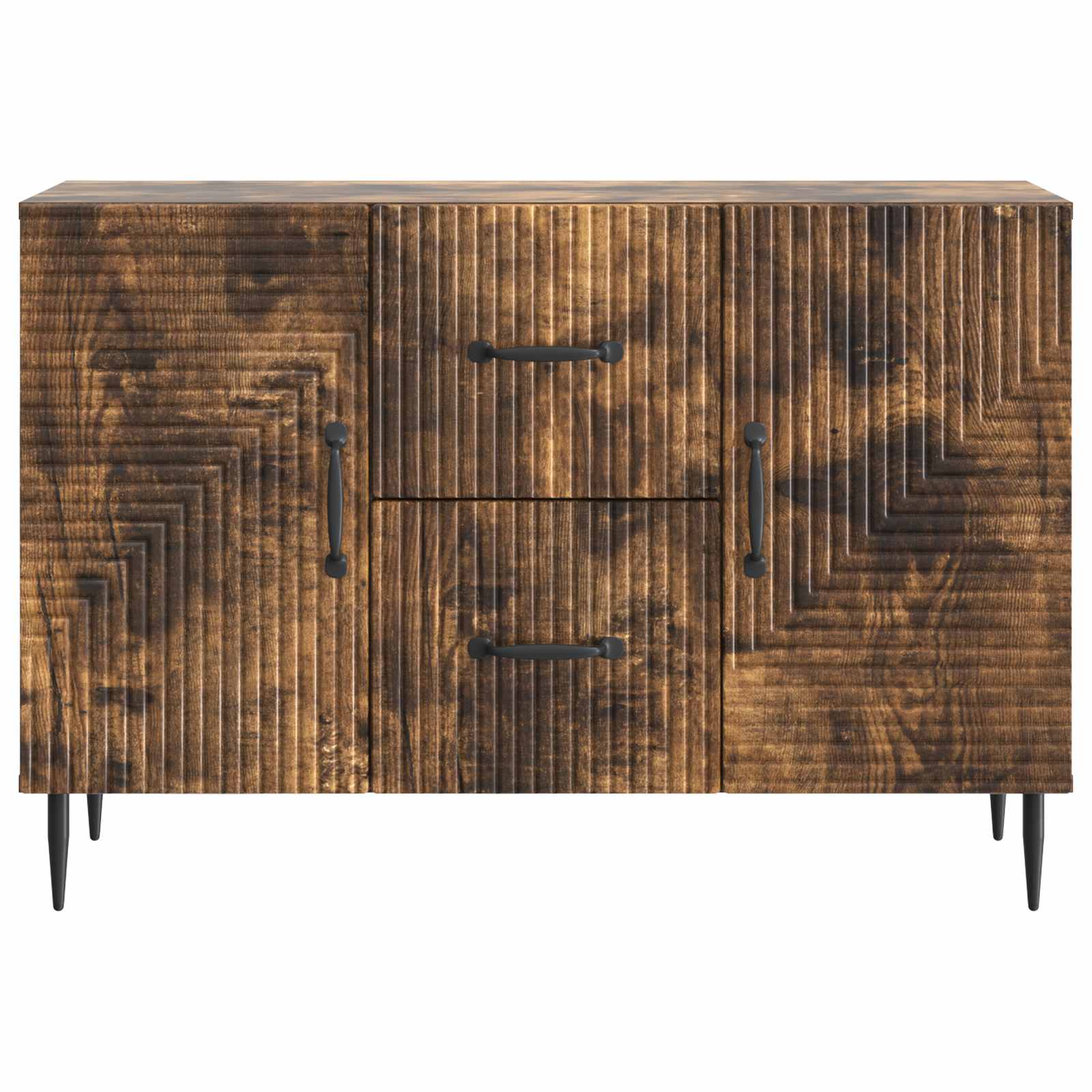vidaXL Bufet Dąb wędzony 89 x 34,5 x 60 cm Drewno inżynieryjne