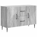vidaXL Bufet Szary Sonoma 89 x 34,5 x 60 cm Drewno inżynieryjne