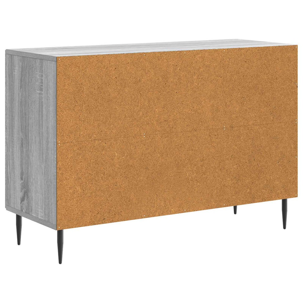 vidaXL Bufet Szary Sonoma 89 x 34,5 x 60 cm Drewno inżynieryjne