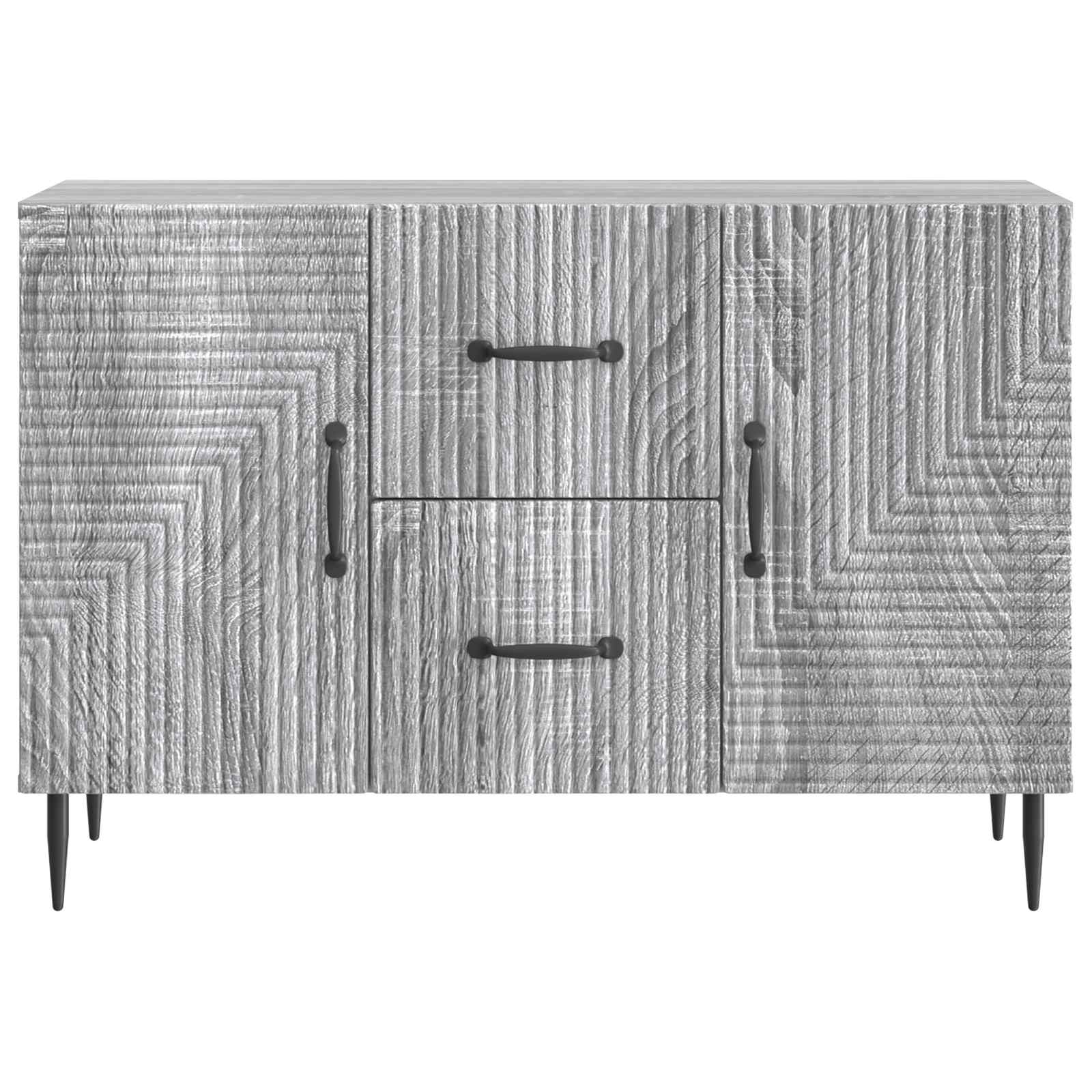 vidaXL Bufet Szary Sonoma 89 x 34,5 x 60 cm Drewno inżynieryjne