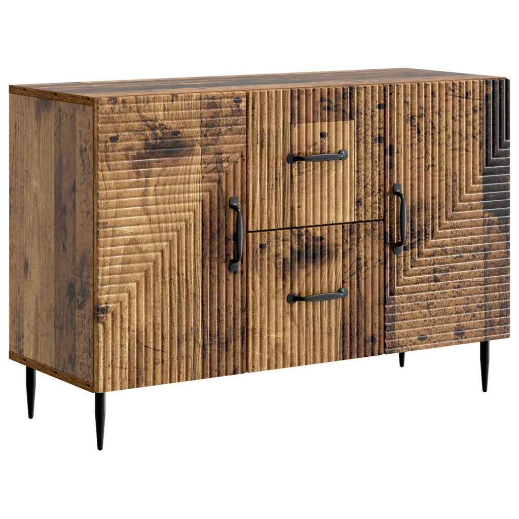 vidaXL Bufet Stare drewno 89 x 34,5 x 60 cm Drewno inżynieryjne