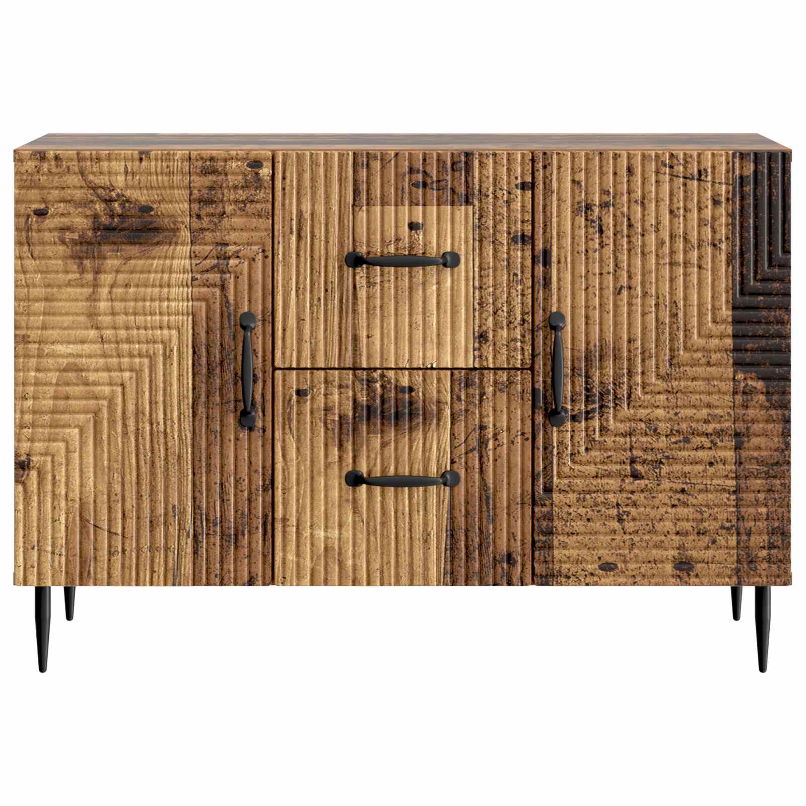 vidaXL Bufet Stare drewno 89 x 34,5 x 60 cm Drewno inżynieryjne