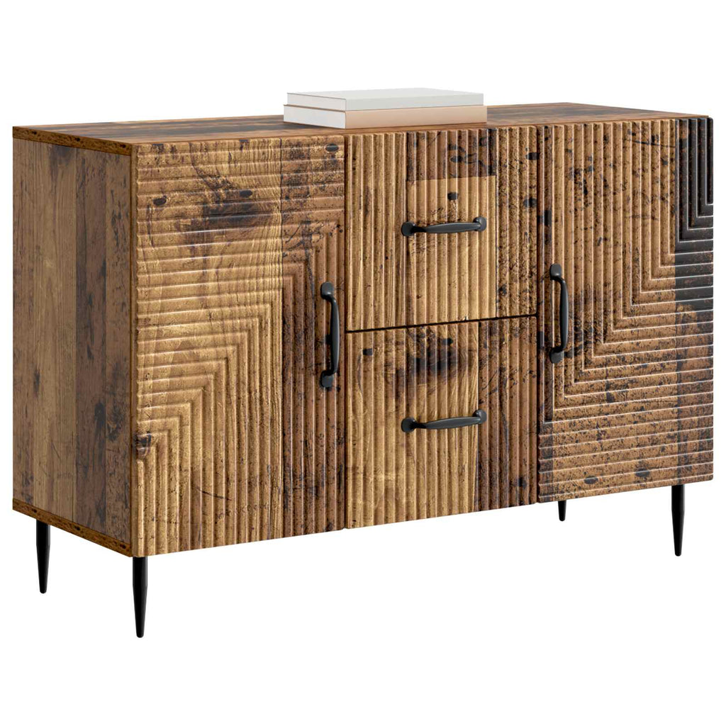 vidaXL Bufet Stare drewno 89 x 34,5 x 60 cm Drewno inżynieryjne