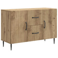 vidaXL Bufet Dąb artisan 89 x 34,5 x 60 cm Drewno inżynieryjne