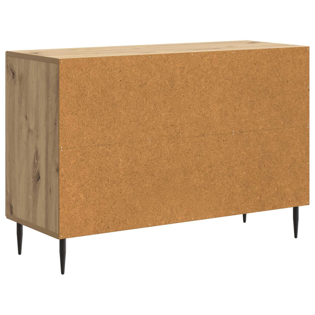 vidaXL Bufet Dąb artisan 89 x 34,5 x 60 cm Drewno inżynieryjne