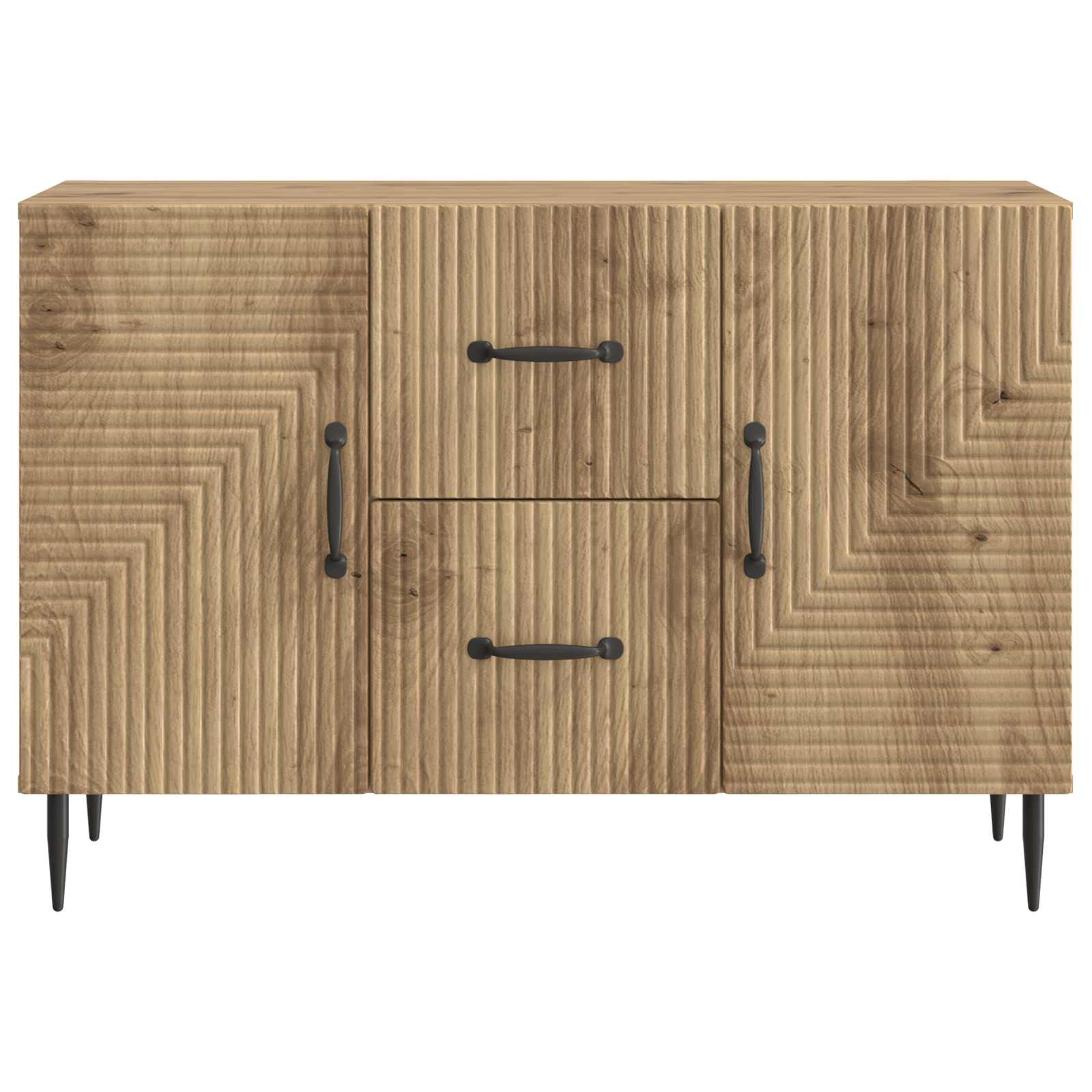 vidaXL Bufet Dąb artisan 89 x 34,5 x 60 cm Drewno inżynieryjne