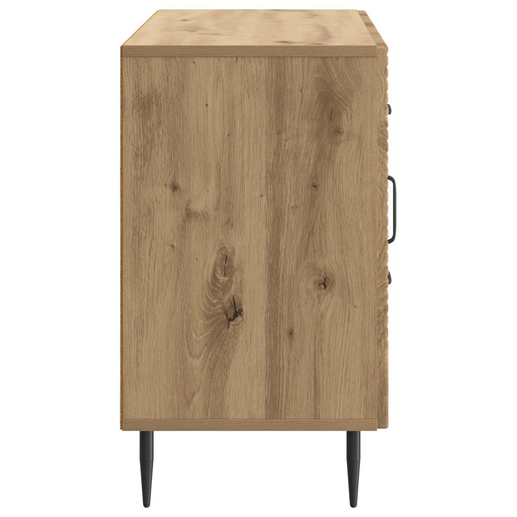 vidaXL Bufet Dąb artisan 89 x 34,5 x 60 cm Drewno inżynieryjne