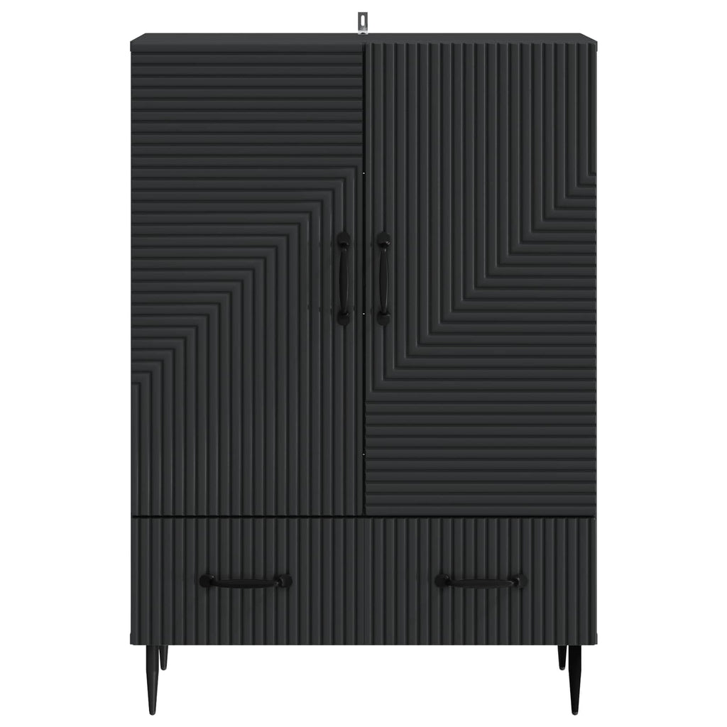 vidaXL Bufet z szufladą Czarny 66 x 34,5 x 95 cm Drewno inżynieryjne