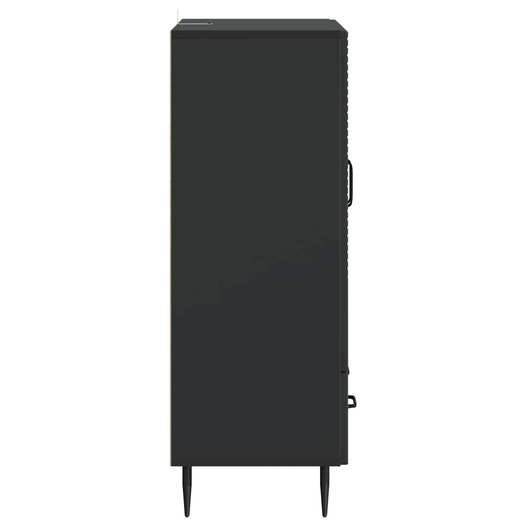vidaXL Bufet z szufladą Czarny 66 x 34,5 x 95 cm Drewno inżynieryjne