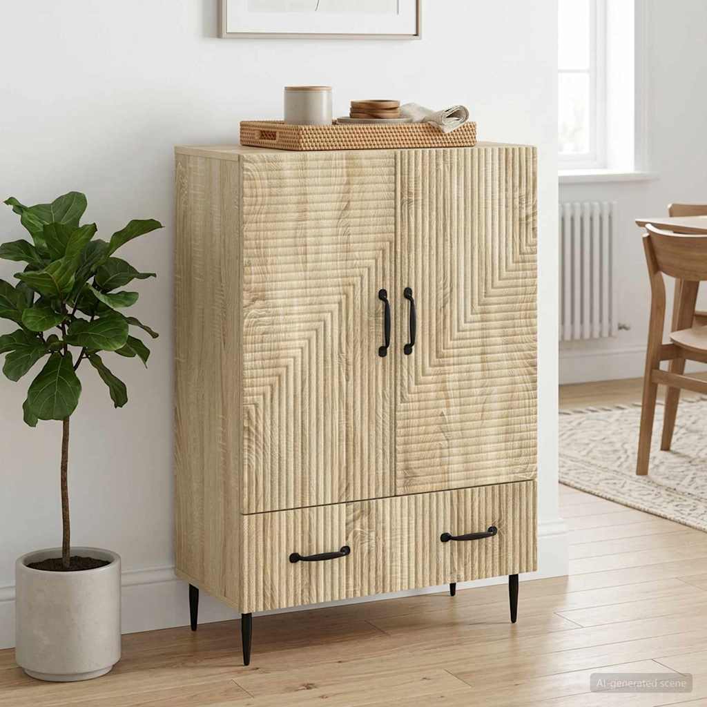 vidaXL Bufet dąb Sonoma 66 x 34,5 x 95 cm Drewno inżynieryjne