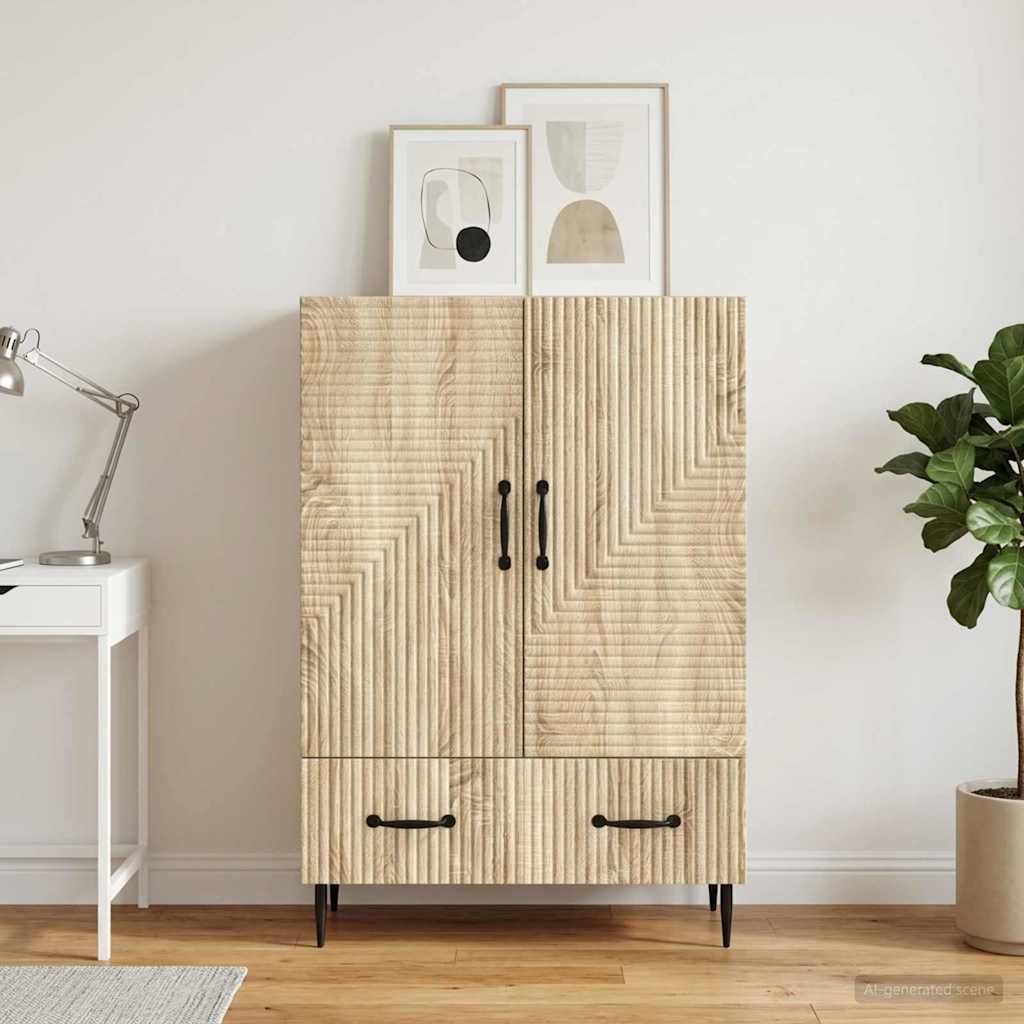 vidaXL Bufet dąb Sonoma 66 x 34,5 x 95 cm Drewno inżynieryjne
