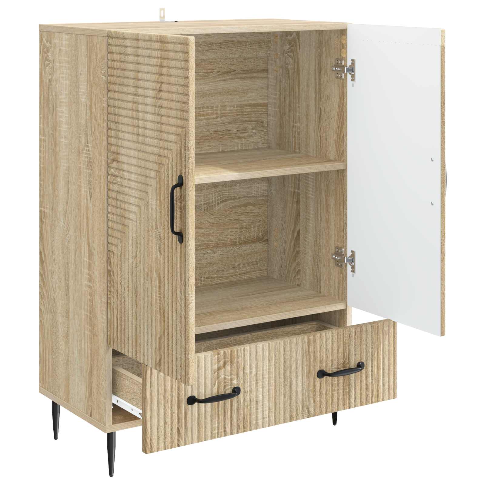 vidaXL Bufet dąb Sonoma 66 x 34,5 x 95 cm Drewno inżynieryjne