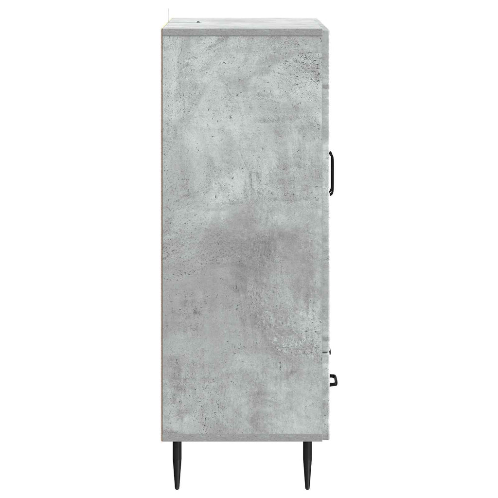 vidaXL Bufet Betonowy szary 66 x 34,5 x 95 cm Drewno inżynieryjne