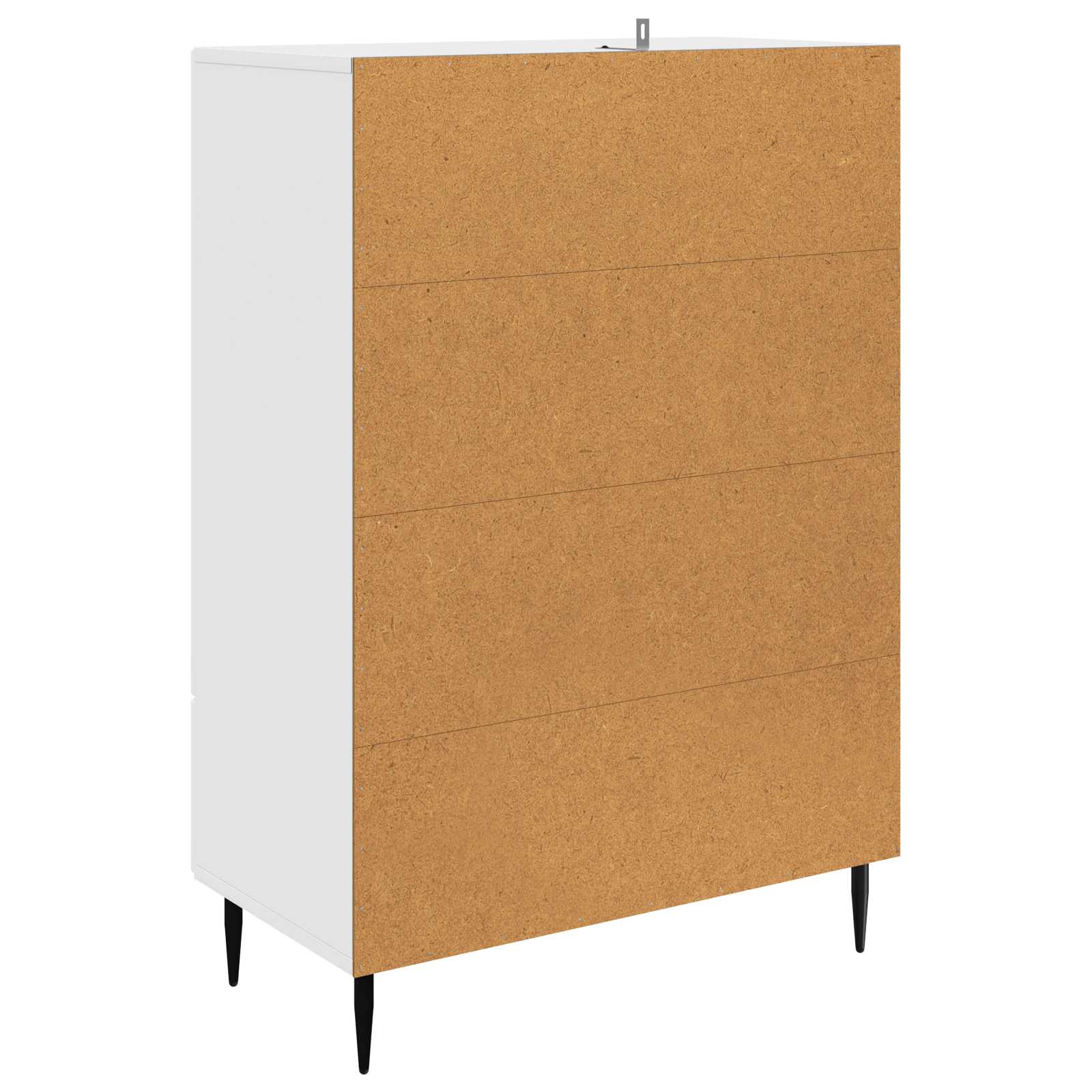 vidaXL Bufet Biały wysoki połysk 66 x 34,5 x 95 cm Drewno inżynieryjne