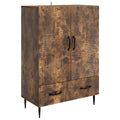 vidaXL Bufet Dąb wędzony 66 x 34,5 x 95 cm Drewno inżynieryjne