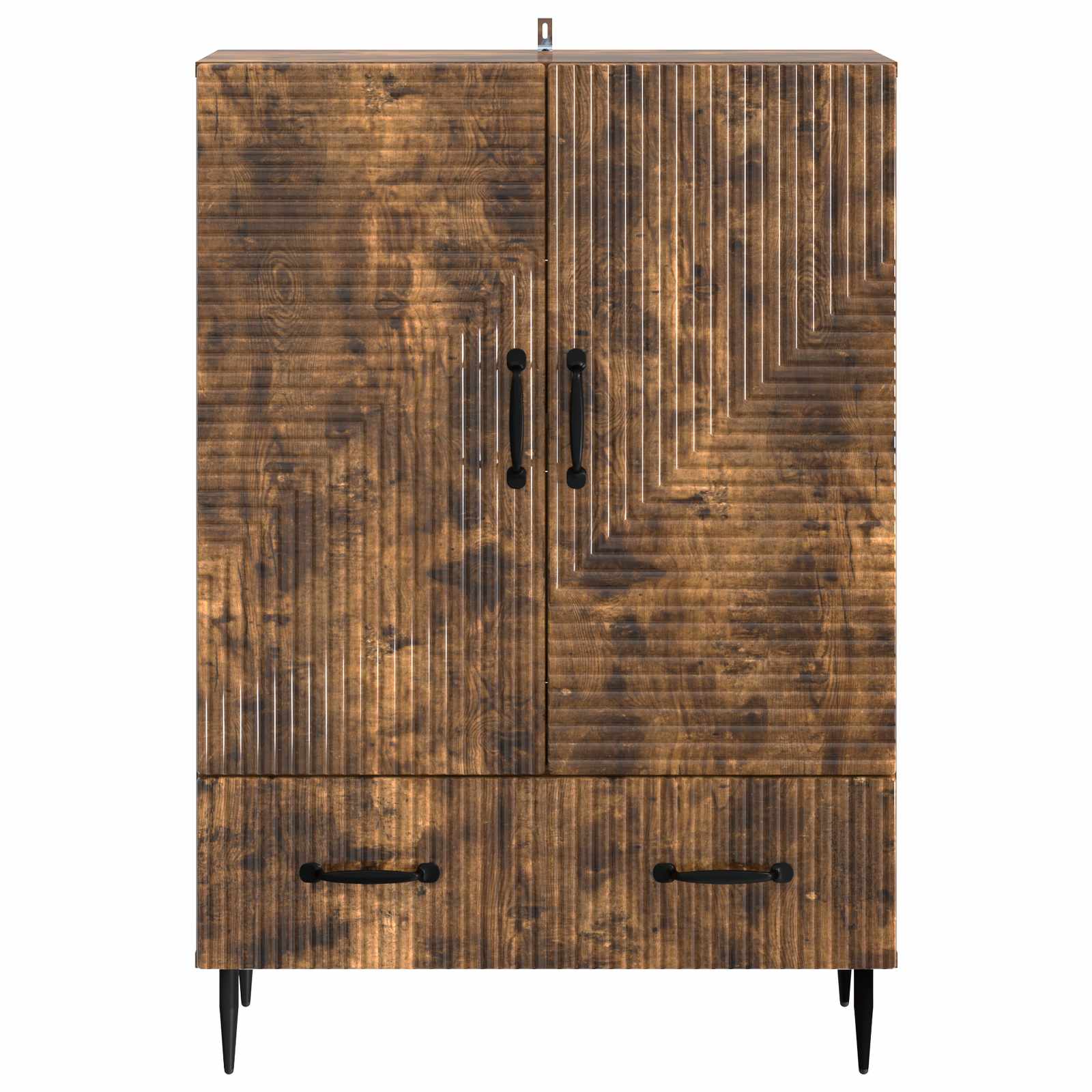 vidaXL Bufet Dąb wędzony 66 x 34,5 x 95 cm Drewno inżynieryjne
