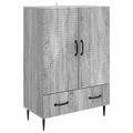 vidaXL Bufet Szary Sonoma 66 x 34,5 x 95 cm Drewno inżynieryjne