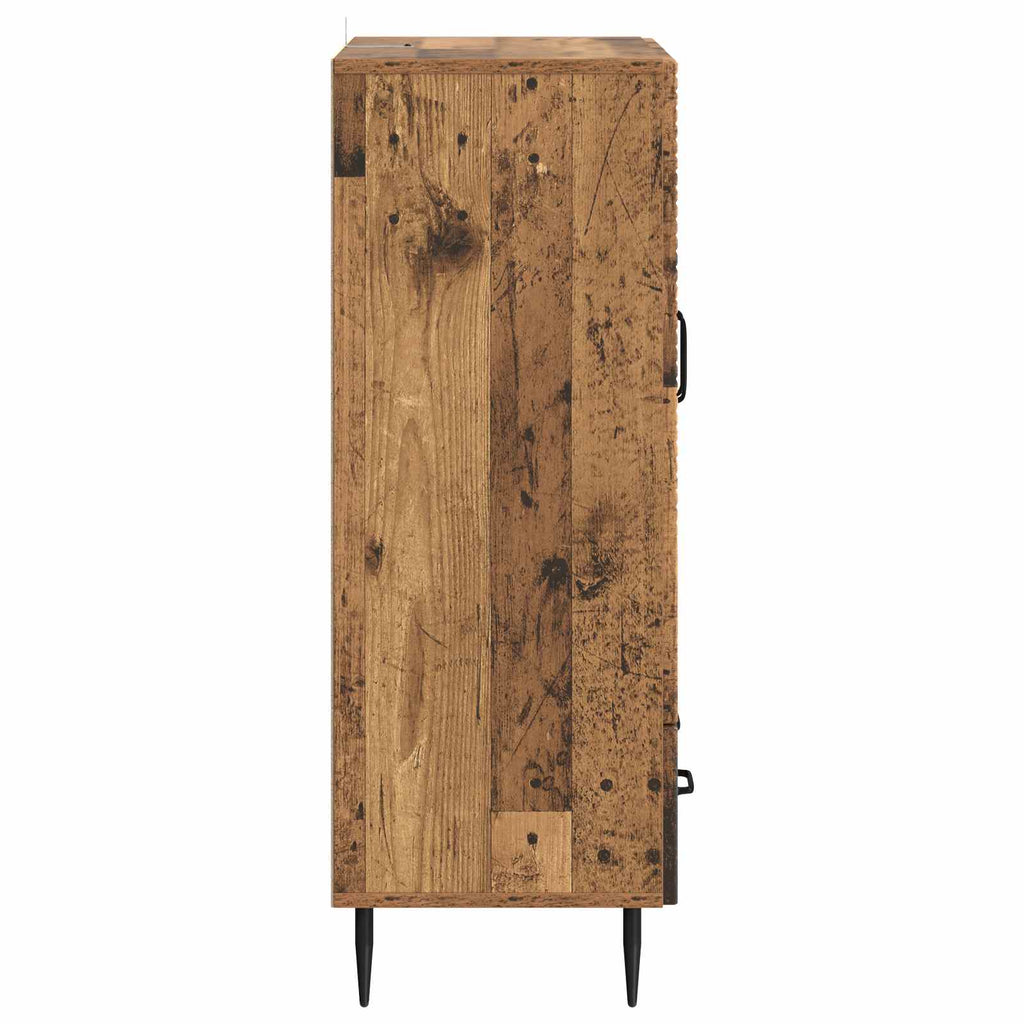 vidaXL Bufet Stare drewno 66 x 34,5 x 95 cm Drewno inżynieryjne