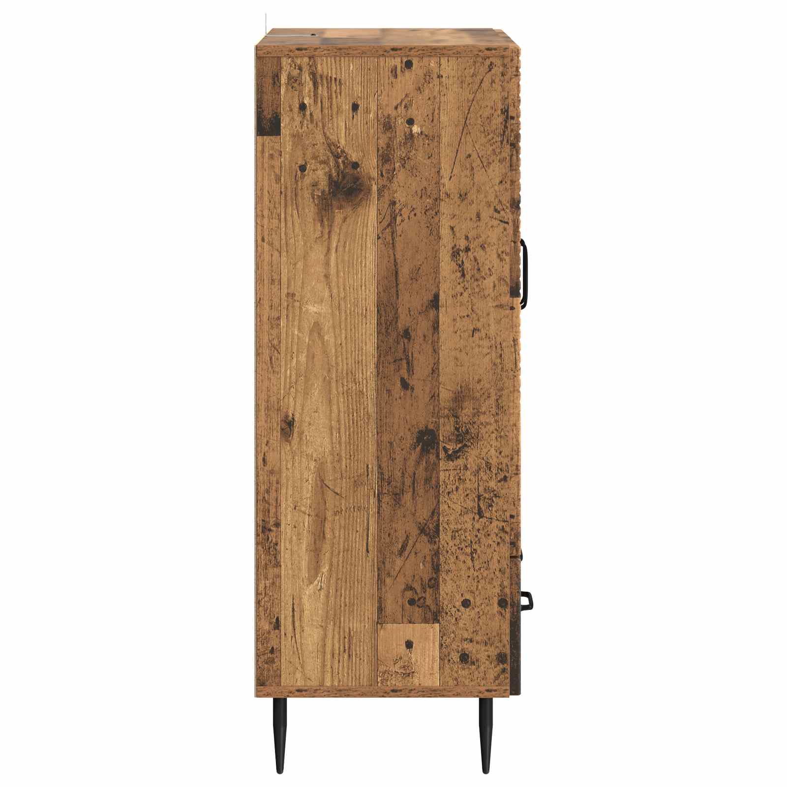 vidaXL Bufet Stare drewno 66 x 34,5 x 95 cm Drewno inżynieryjne