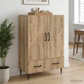 vidaXL Bufet Dąb artisan 66 x 34,5 x 95 cm Drewno inżynieryjne