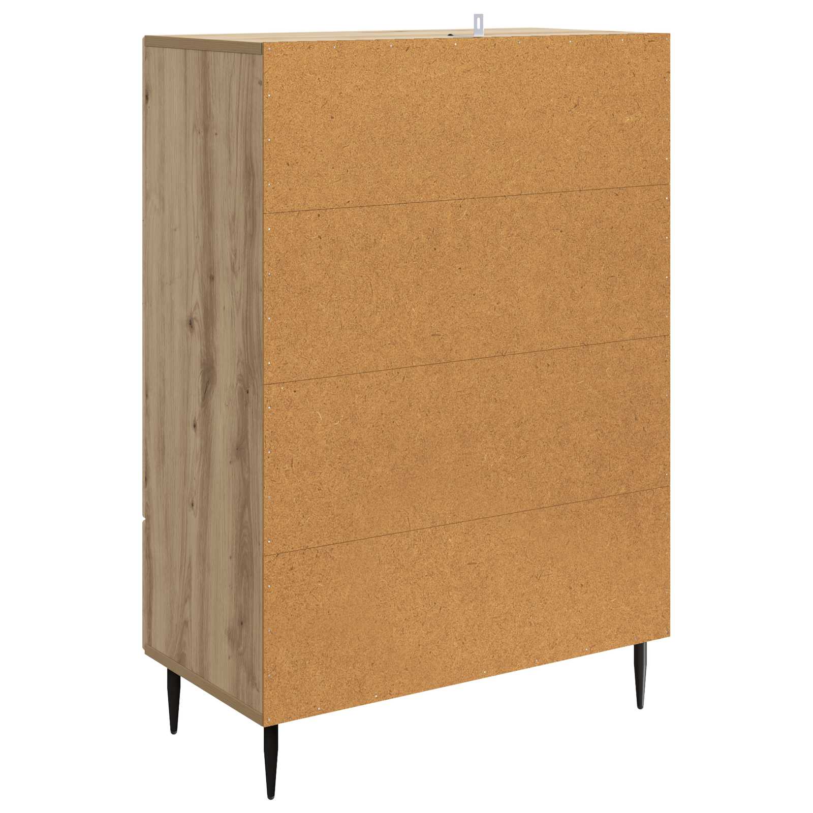 vidaXL Bufet Dąb artisan 66 x 34,5 x 95 cm Drewno inżynieryjne