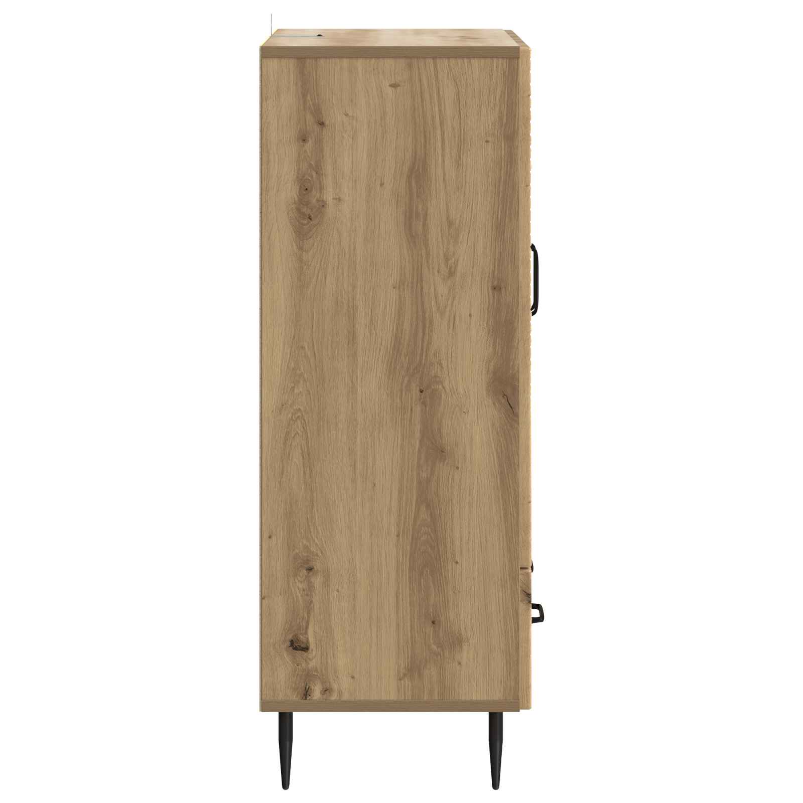 vidaXL Bufet Dąb artisan 66 x 34,5 x 95 cm Drewno inżynieryjne