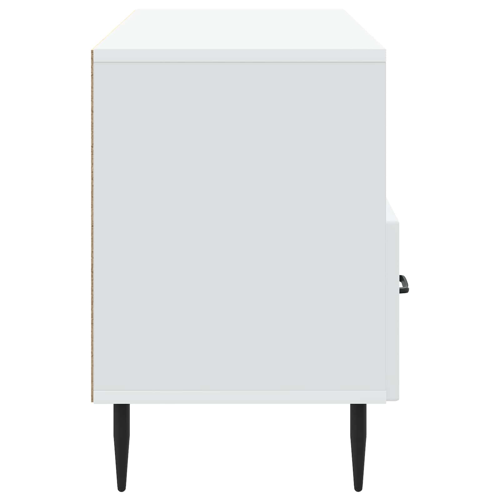 vidaXL Szafka pod telewizor z szufladą Biały 102 x 34,5 x 50 cm