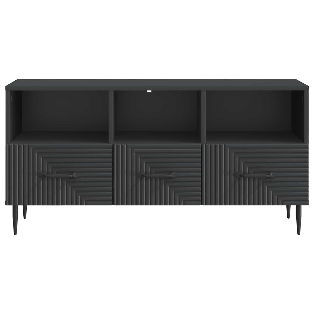 vidaXL Szafka pod telewizor z szufladą Czarny 102 x 34,5 x 50 cm