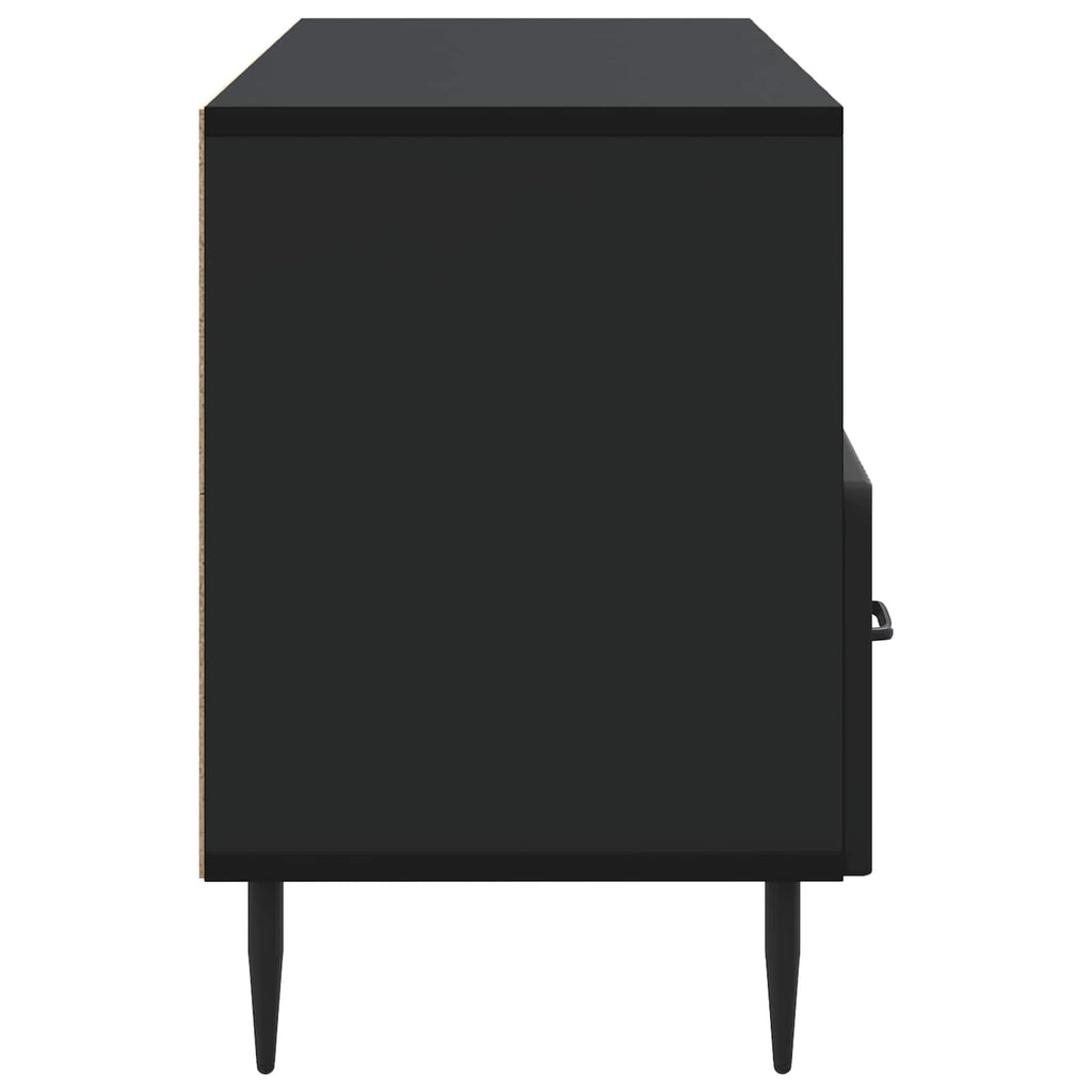 vidaXL Szafka pod telewizor z szufladą Czarny 102 x 34,5 x 50 cm