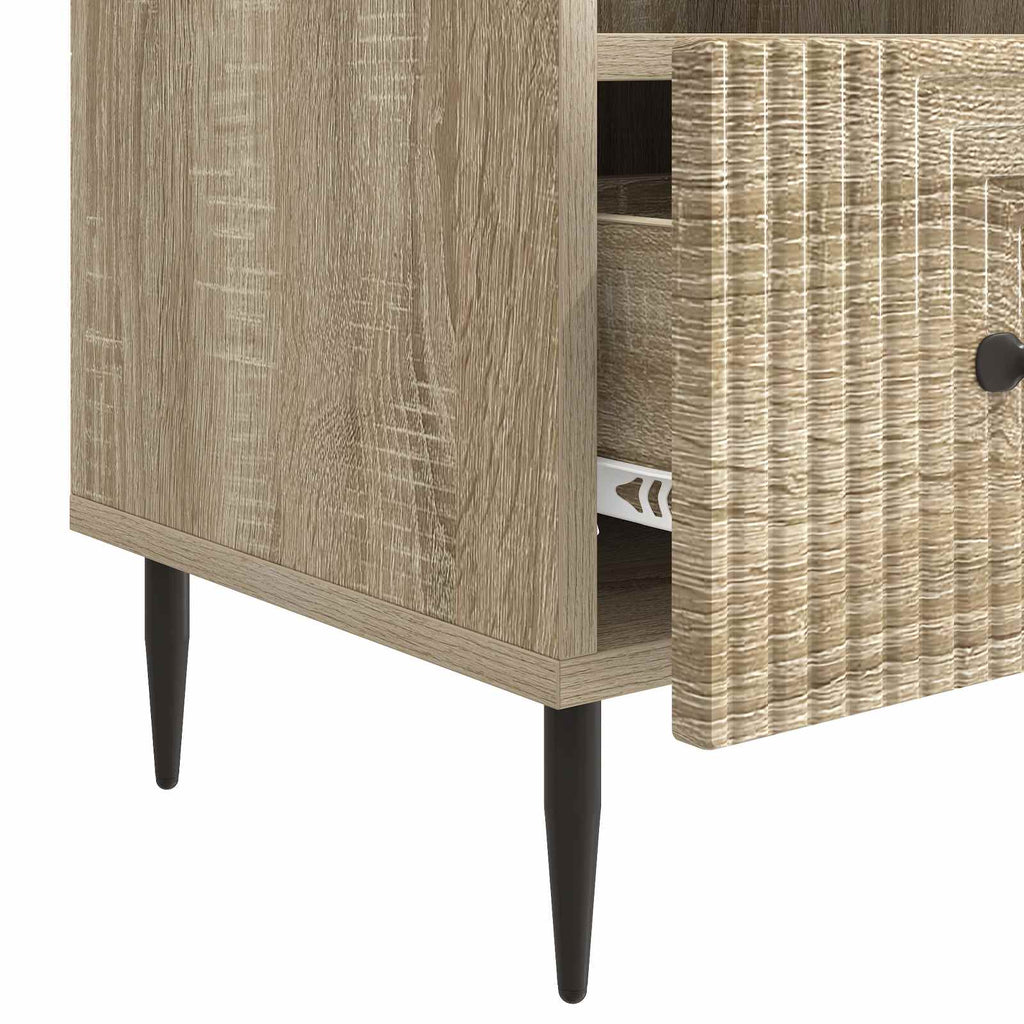 vidaXL Szafka pod telewizor z szufladą dąb Sonoma 102 x 34,5 x 50 cm