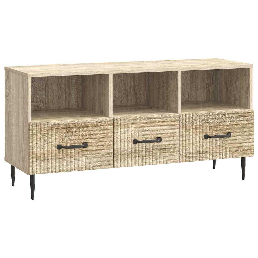 vidaXL Szafka pod telewizor z szufladą dąb Sonoma 102 x 34,5 x 50 cm