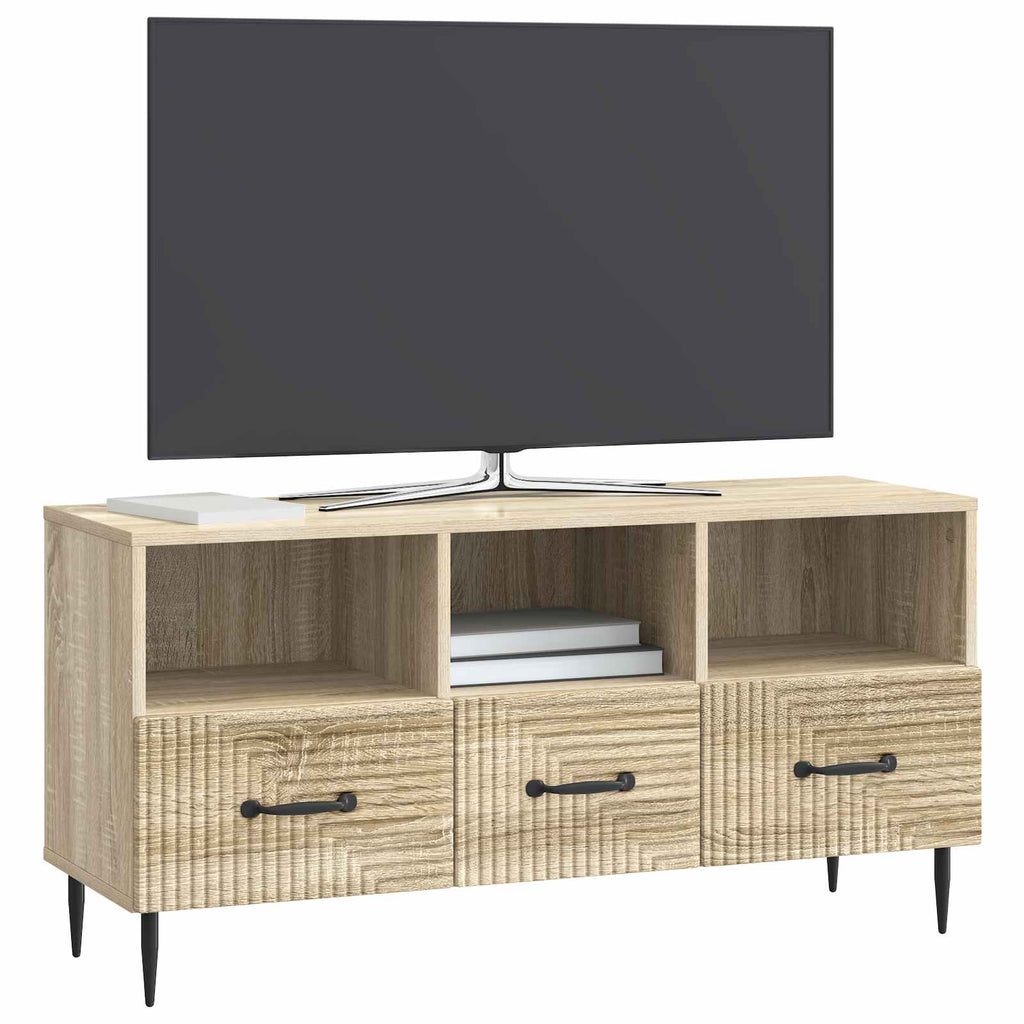 vidaXL Szafka pod telewizor z szufladą dąb Sonoma 102 x 34,5 x 50 cm